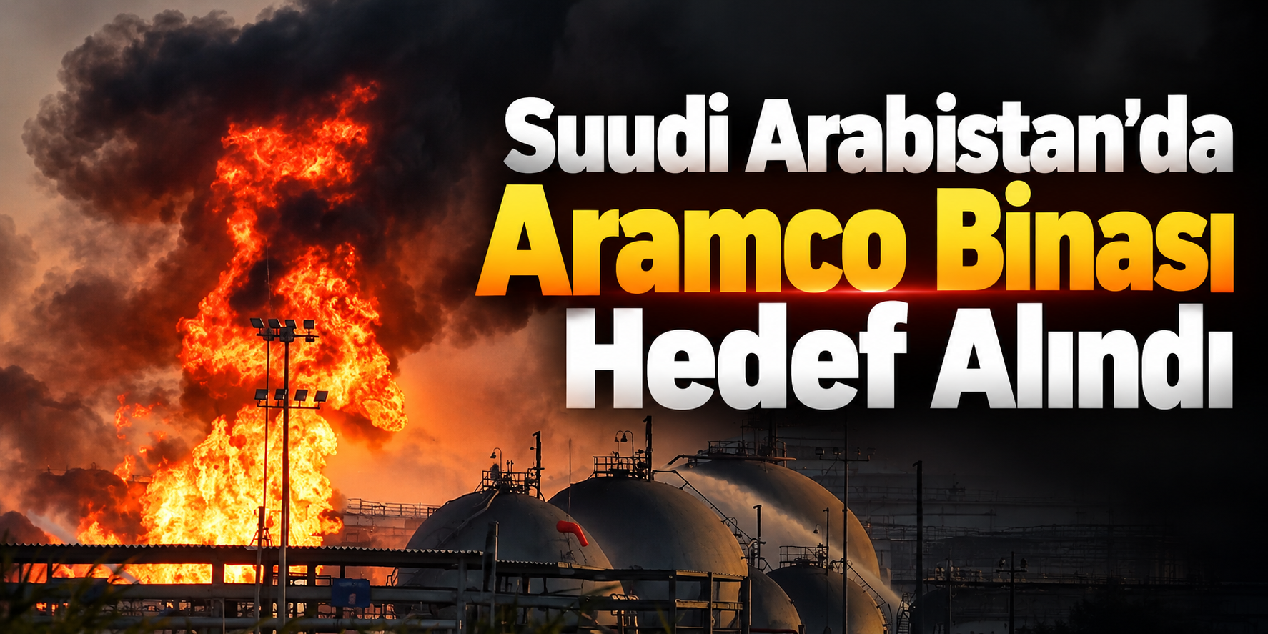 Suudi Arabistan'da Aramco Binası Hedef Alındı