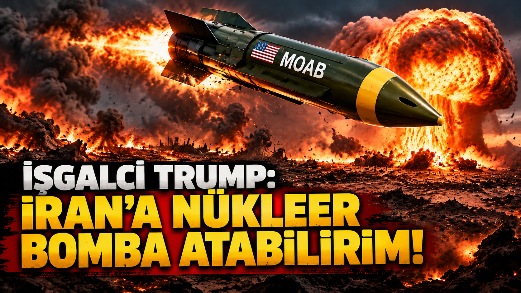 Trump: İran'a nükleer bomba atabilirim