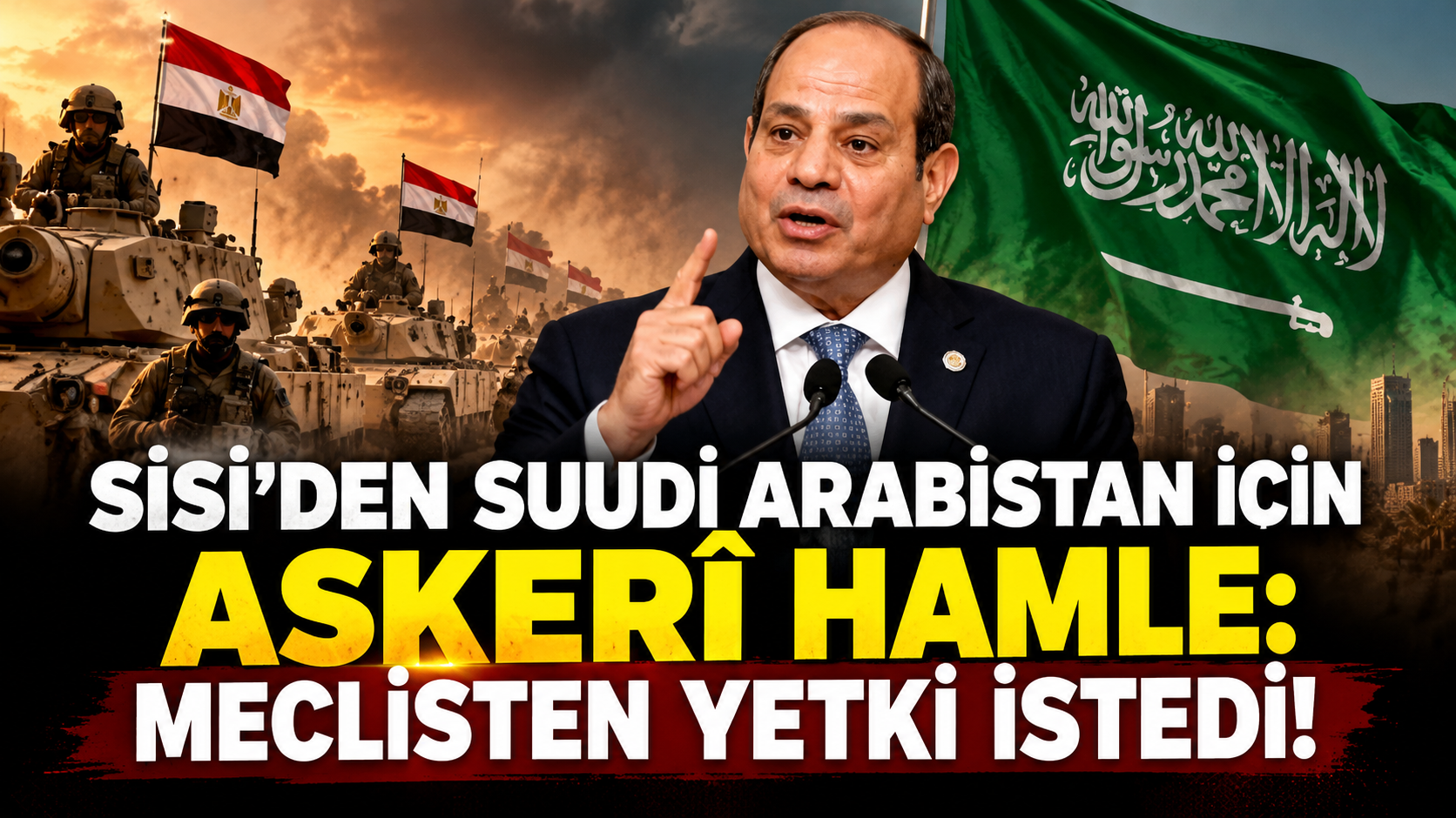 Sisi'den Suudi Arabistan İçin Askerî Hamle: Meclisten Yetki İstedi!