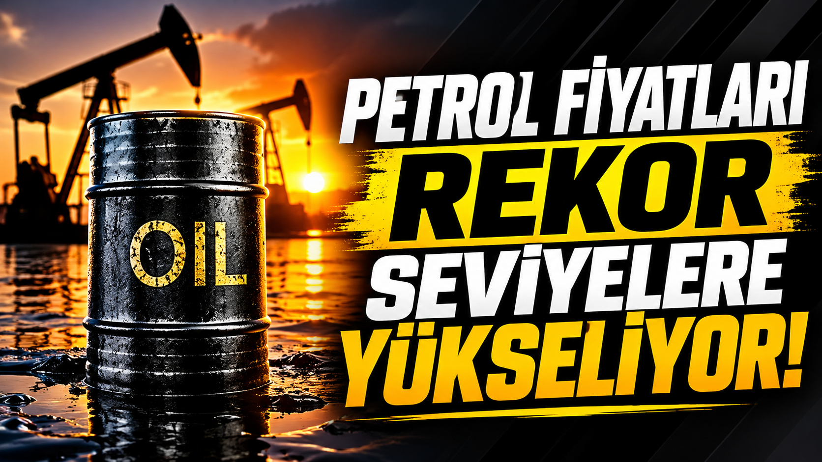 Petrol fiyatları varil başına 110 dolara doğru yükseliyor.