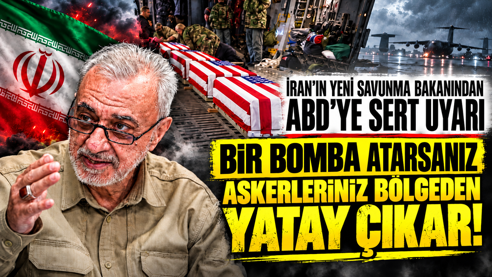 İran'ın Yeni Savunma Bakanından ABD'ye Sert Uyarı: Bir Bomba Atarsanız Askerleriniz Bölgeden Yatay Çıkar!