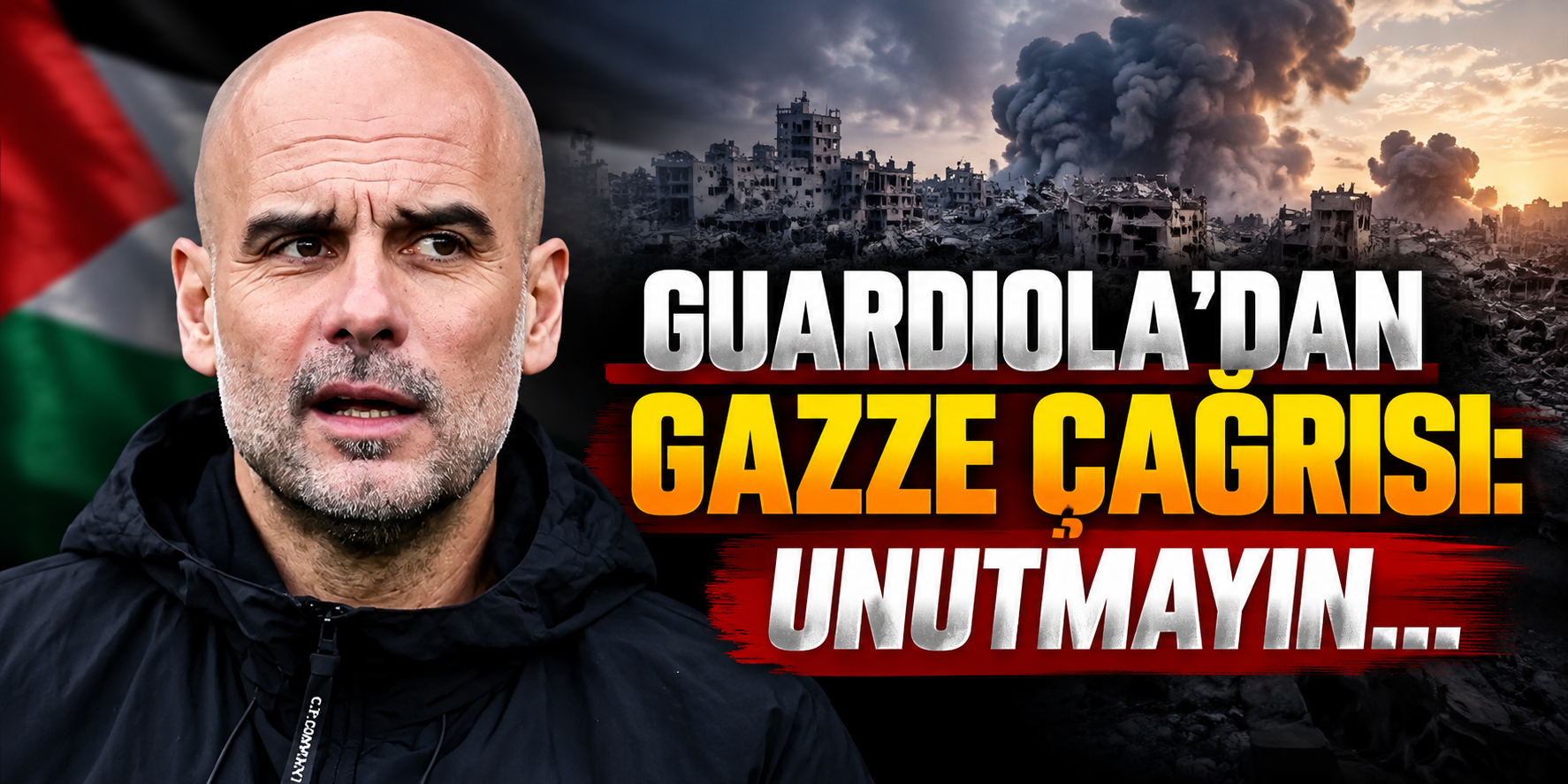 Guardiola'dan Gazze çağrısı: Unutmayın...
