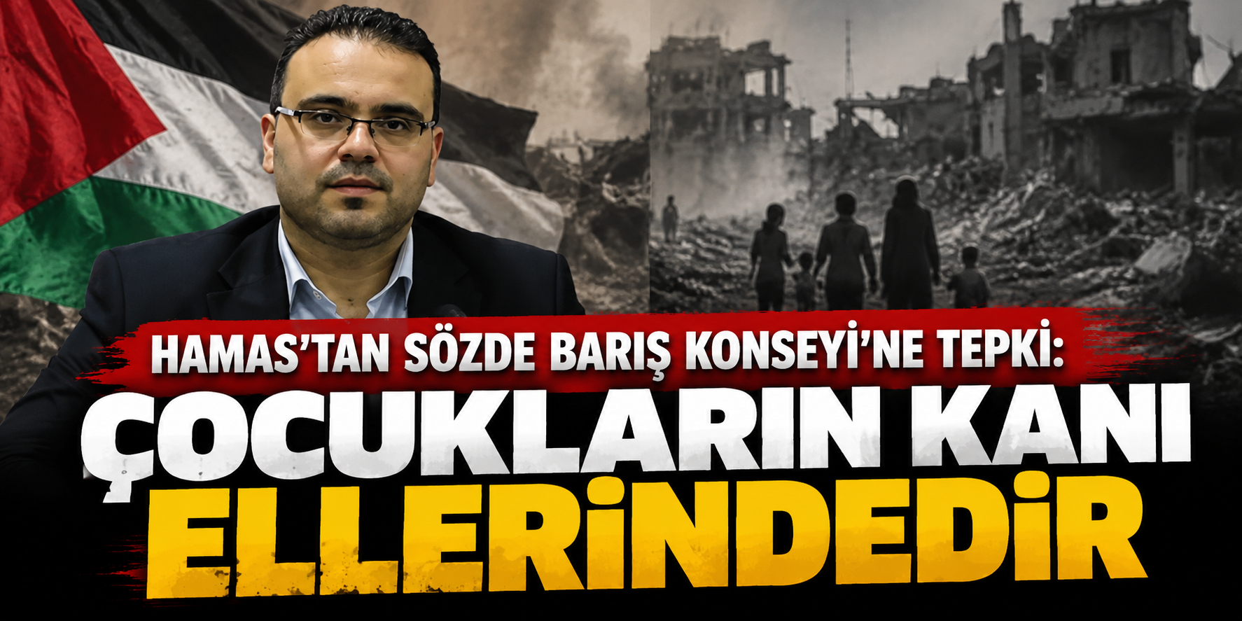 HAMAS'tan sözde Barış Konseyi'ne tepki: Çocukların kanı ellerindedir