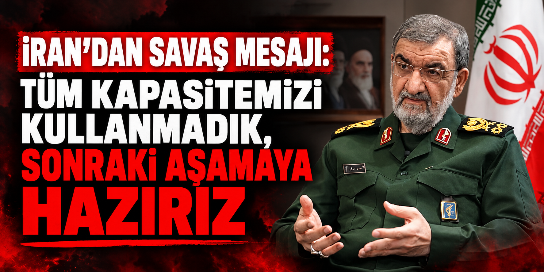 İran’dan savaş mesajı: “Tüm kapasitemizi kullanmadık, sonraki aşamaya hazırız”