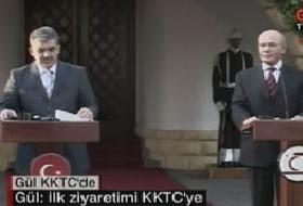 Gül ve Talat'tan Basın Toplantısı