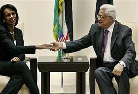 Rice ve Abbas'tan Basın Tolantısı