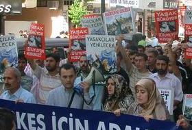 Diyarbakır'da Başörtüsü Platformu (FOTO)