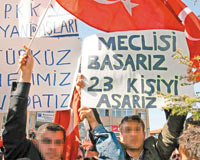 " Meclis'i basarız, 23 kişiyi asarız "