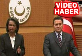 Rice ve Babacan'ın Açıklamaları (VİDEO)