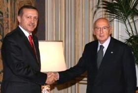 Erdoğan İtalya Cumhurbaşkanıyla Görüştü