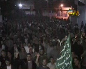 Mescid-i Aksa İçin Gece Yürüyüşü (Video)