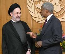 Hatemi Annan ile görüştü