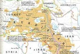 Kürdistan Haritalı Gala Davetiyesi