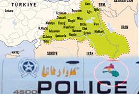 Kürdistan Haritaları Söküldü