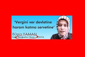 Başörtülü Afişle Vergi Toplama Uyanıklığı