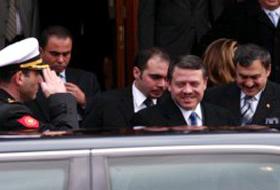 Ürdün Kralı Çankaya Köşkünde