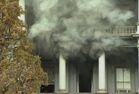 Beyaz Sarayda Çıkan Yangının Görüntüleri (VİDEO)