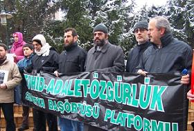 Sakarya'da 121. Başörtüsü Eylemi (FOTO)